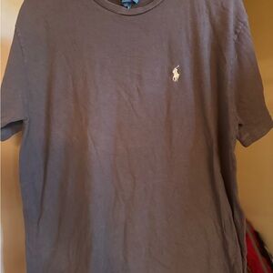 Ralph Lauren Men's Dark Brown Short Sleeve Tee